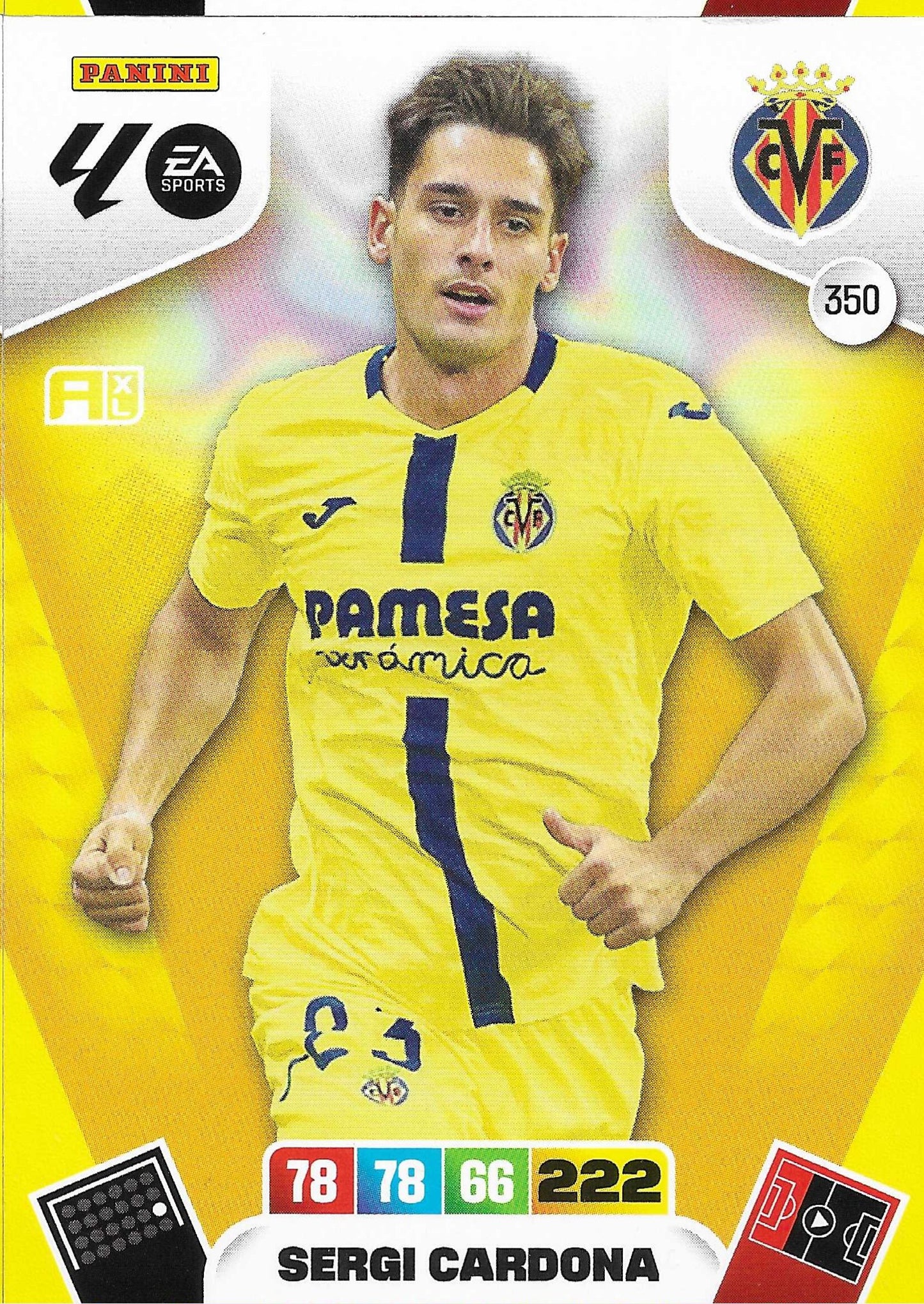 Sergi Cardona Básica (350)  - Adrenalyn XL LaLiga 2025/2026