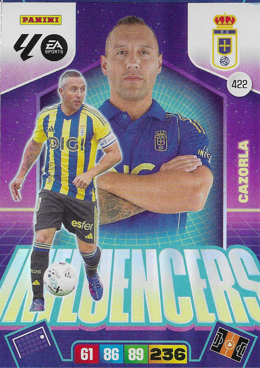 Cazorla Influencer (422)  - Adrenalyn XL LaLiga 2025/2026