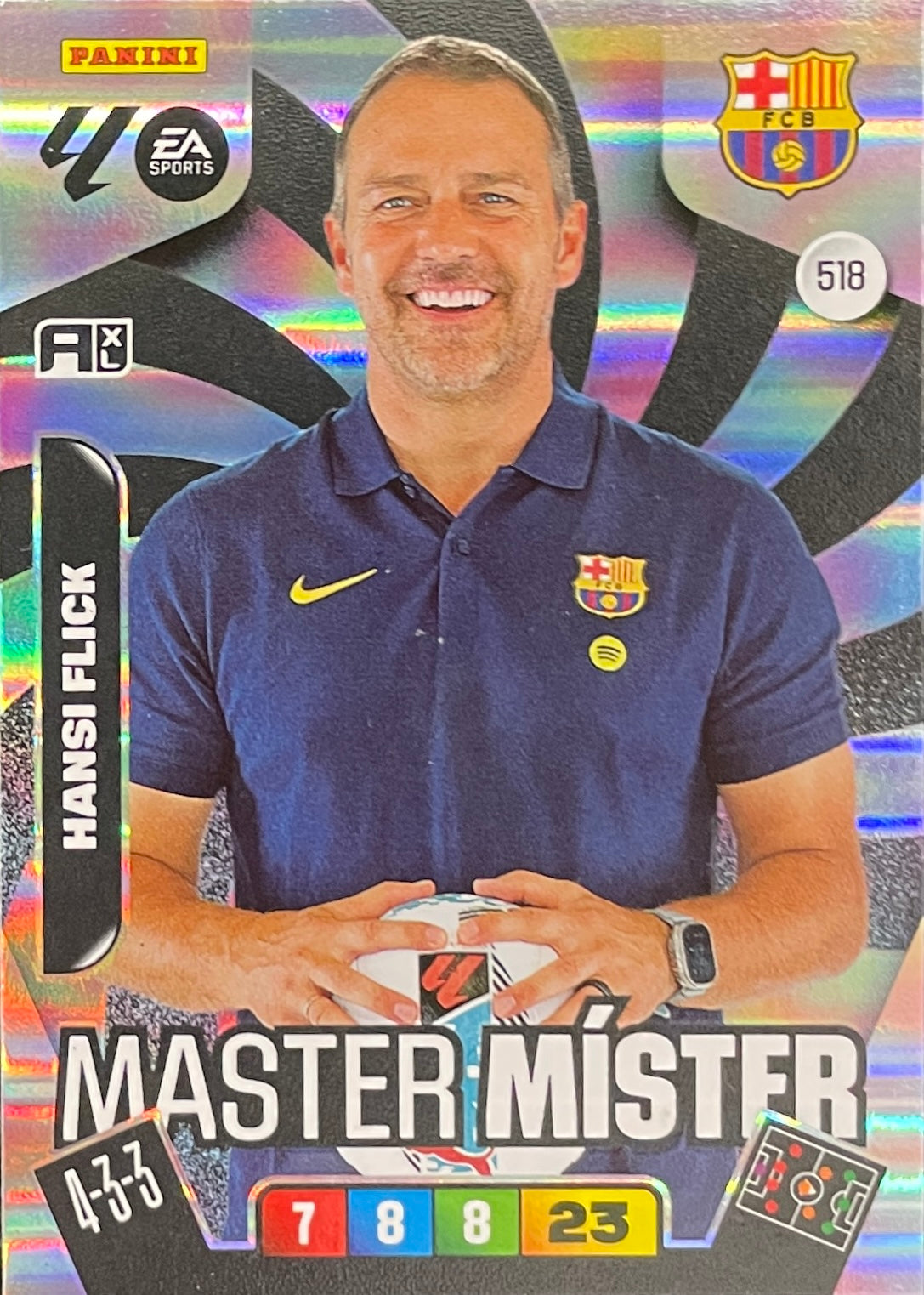 Hansi Flick Master Mister (518)  - Adrenalyn XL LaLiga 2025/2026