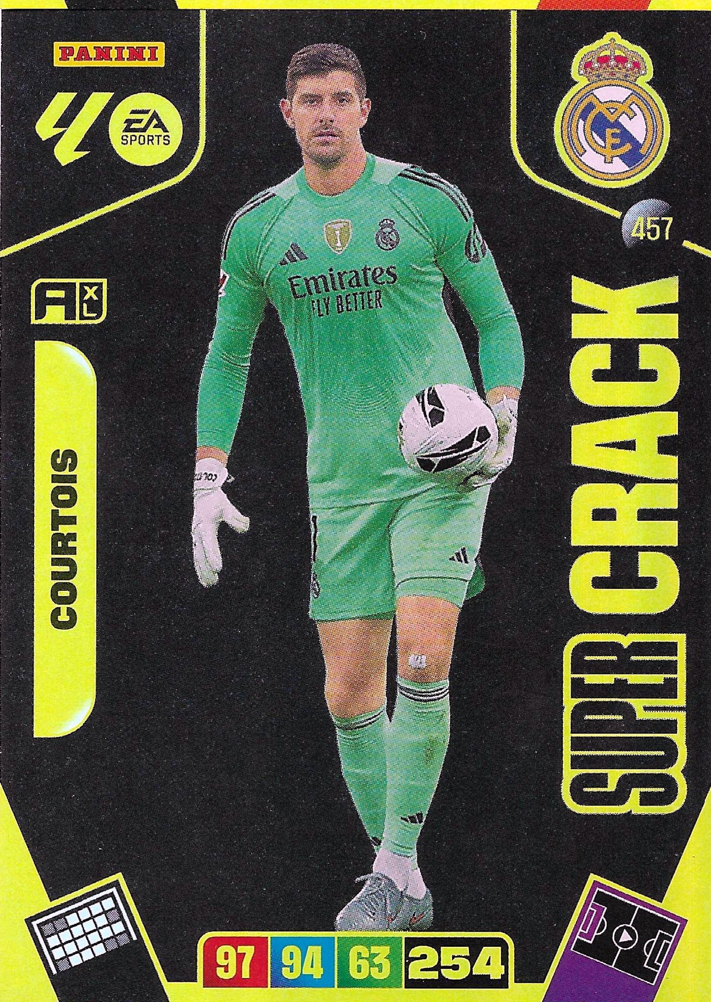 Courtois Super Crack (457)  - Adrenalyn XL LaLiga 2025/2026