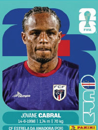 Jovane Cabral Cabo Verde (CPV16) - Sticker World Cup 2026