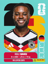 Ridle Baku Alemania (GER8) - Sticker World Cup 2026