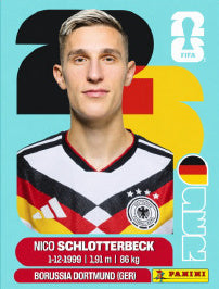 Nico Schlotterbeck Alemania (GER5) - Sticker World Cup 2026