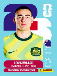 Lewis Miller Australia (AUS9) - Sticker World Cup 2026