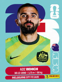 Aziz Behich Australia (AUS7) - Sticker World Cup 2026