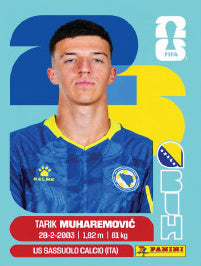 Tarik Muharemović Bosnia Y Herzegovina (BIH5) - Sticker World Cup 2026