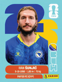 Ivan Šunjić Bosnia Y Herzegovina (BIH11) - Sticker World Cup 2026