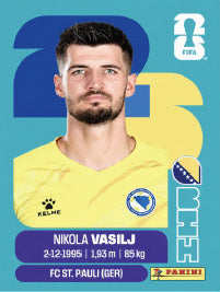 Nikola Vasilj Bosnia Y Herzegovina (BIH2) - Sticker World Cup 2026