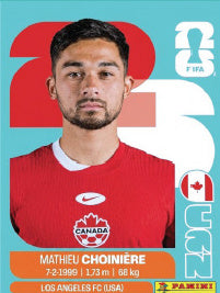 Mathieu Choinière Canadá (CAN15) - Sticker World Cup 2026