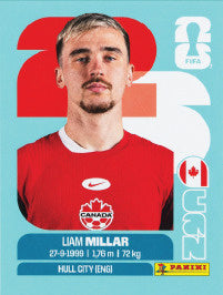 Liam Millar Canadá (CAN18) - Sticker World Cup 2026