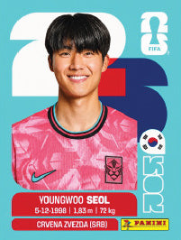 Youngwoo Seol Corea Del Sur (KOR6) - Sticker World Cup 2026