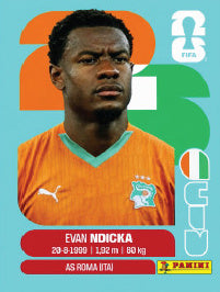 Evan Ndicka Costa De Marfil (CIV6) - Sticker World Cup 2026