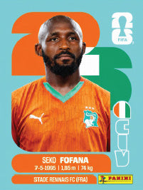 Seko Fofana Costa De Marfil (CIV11) - Sticker World Cup 2026