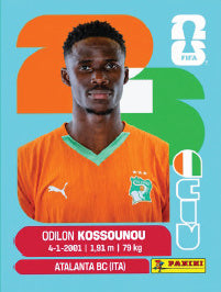 Odilon Kossounou Costa De Marfil (CIV5) - Sticker World Cup 2026
