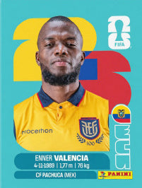 Enner Valencia Ecuador (ECU20) - Sticker World Cup 2026