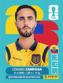 Leonardo Campana Ecuador (ECU15) - Sticker World Cup 2026