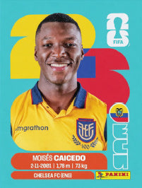 Moisés Caicedo Ecuador (ECU9) - Sticker World Cup 2026