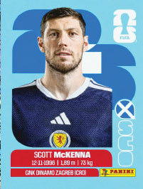 Scott Mckenna Escocia (SCO7) - Sticker World Cup 2026