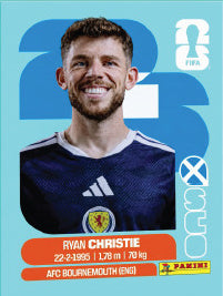 Ryan Christie Escocia (SCO15) - Sticker World Cup 2026
