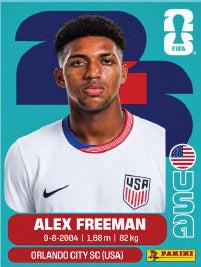 Alex Freeman Estados Unidos (USA6) - Sticker World Cup 2026
