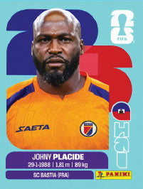 Johny Placide Haití (HAI2) - Sticker World Cup 2026