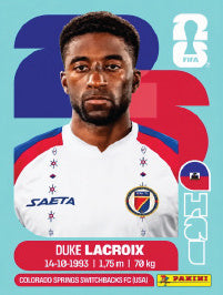 Duke Lacroix Haití (HAI7) - Sticker World Cup 2026