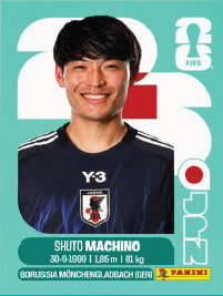 Shuto Machino Japón (JPN17) - Sticker World Cup 2026