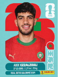 Abde Ezzalzouli Marruecos (MAR17) - Sticker World Cup 2026