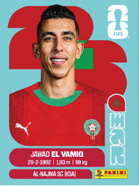 Jawad El Yamiq Marruecos (MAR8) - Sticker World Cup 2026