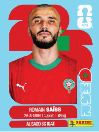 Romain Saïss Marruecos (MAR7) - Sticker World Cup 2026