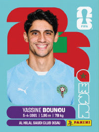 Yassine Bounou Marruecos (MAR2) - Sticker World Cup 2026