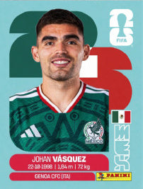 Johan Vásquez México (MEX3) - Sticker World Cup 2026