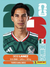 Diego Lainez México (MEX8) - Sticker World Cup 2026