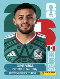 Alexis Vega México (MEX18) - Sticker World Cup 2026
