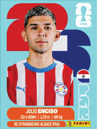 Julio Enciso Paraguay (PAR15) - Sticker World Cup 2026