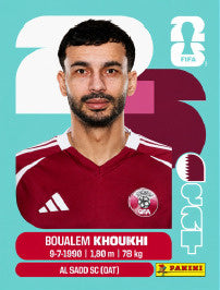 Boualem Khoukhi Catar (QAT6) - Sticker World Cup 2026