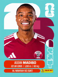 Assim Madibo Catar (QAT11) - Sticker World Cup 2026