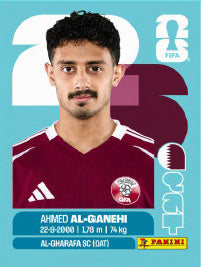 Ahmed Al-Ganehi Catar (QAT19) - Sticker World Cup 2026
