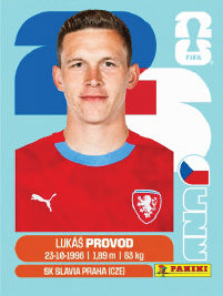 Lukáš Provod República Checa (CZE10) - Sticker World Cup 2026