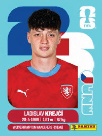 Ladislav Krejčí República Checa (CZE4) - Sticker World Cup 2026
