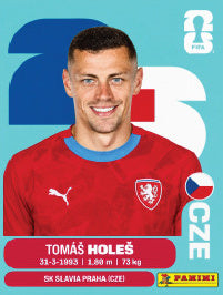 Tomáš Holeš República Checa (CZE7) - Sticker World Cup 2026