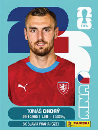 Tomáš Chorý República Checa (CZE17) - Sticker World Cup 2026