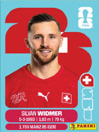 Silvan Widmer Suiza (SUI8) - Sticker World Cup 2026