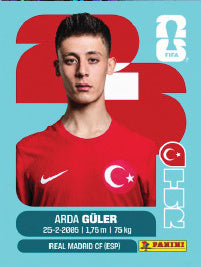 Arda Güler Turquía (TUR14) - Sticker World Cup 2026