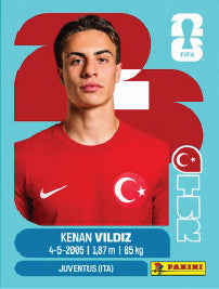 Kenan Yıldız Turquía (TUR20) - Sticker World Cup 2026