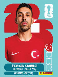 Irfan Can Kahveci Turquía (TUR15) - Sticker World Cup 2026