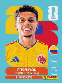 Richard Ríos Colombia (COL12) - Sticker World Cup 2026