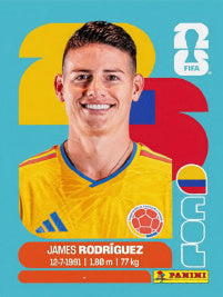 James Rodríguez Colombia (COL14) - Sticker World Cup 2026