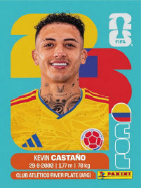 Kevin Castaño Colombia (COL11) - Sticker World Cup 2026