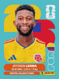 Jefferson Lerma Colombia (COL10) - Sticker World Cup 2026